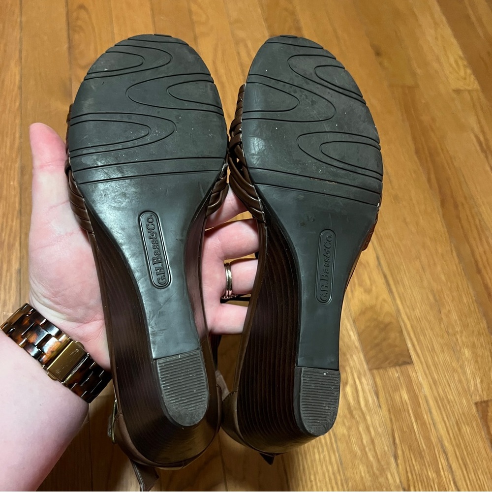G.H. Bass & Co Braided Wedge Sandal - Picture 7 of 8